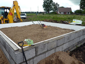 Dalle béton pour chalet bois