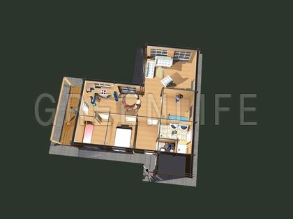 Maison bois en kit CARLA 100 en 3D