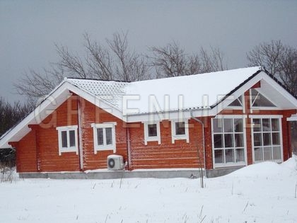 Maison bois Carla dans la neige