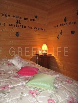 Chambre maison en bois Louisa