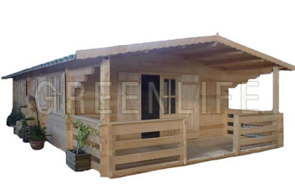 Chalet bois en kit Miki 53m2