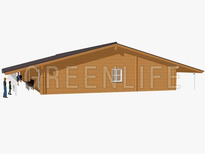 Maison en bois pour location