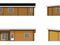 Plans 4 facades de la maison bois STELLA - miniature