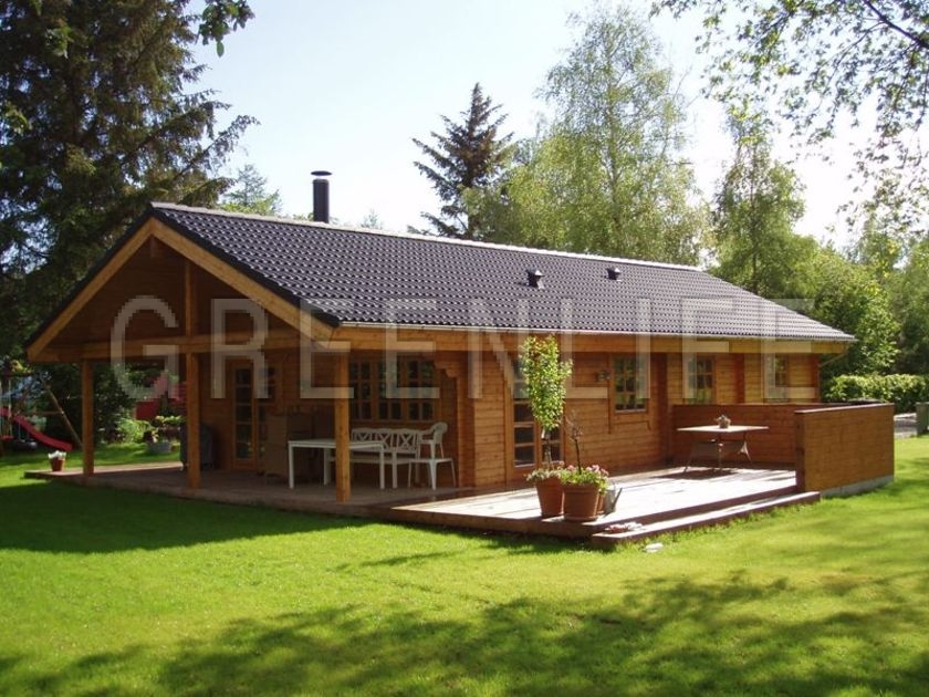 Maison bois greenlife : kit madrier massif et ossature bois